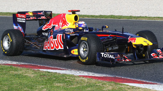 Test a Barcellona - 1° giorno<br>La Red Bull scopre le carte