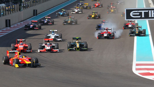 Abu Dhabi - Main Race<br>Leimer domina, Ceccon quinto