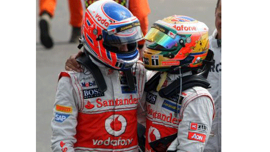 Hamilton e Button beffano la Ferrari