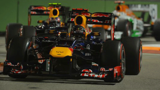 Singapore - La cronaca del GP<br>Vettel torna alla vittoria