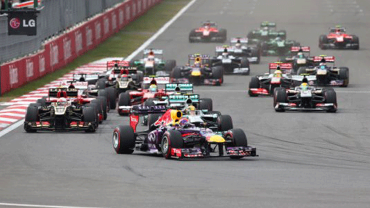 Yeongam - Vettel vede il titolo<br>Bene la Lotus, Hulkenberg da sogno