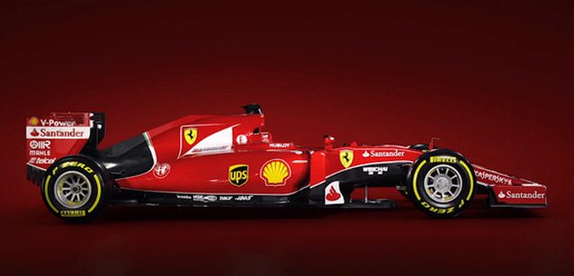 La Ferrari di Raikkonen e Vettel