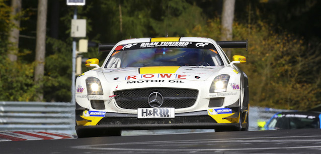Rowe Racing con una Mercedes SLS