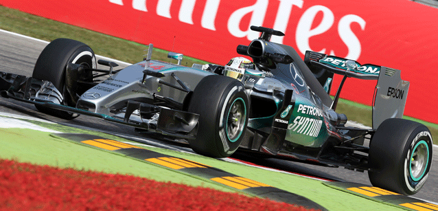 Monza - Libere 2<br />Hamilton leader, Rosberg si avvicina