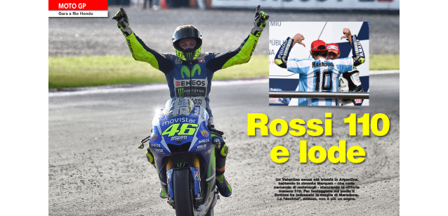 È online il Magazine n.313<br />Rossi 110 e lode