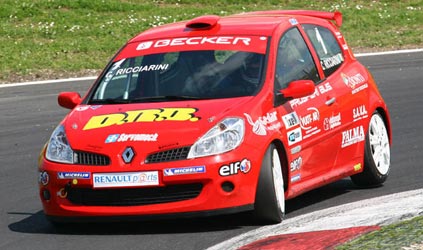 Clio a Vallelunga - Cristian Ricciarini si prende la pole