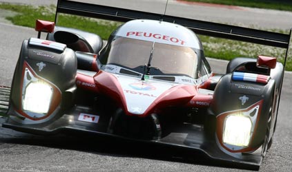 Monza, libere 2: Peugeot aumenta il vantaggio sull'Audi