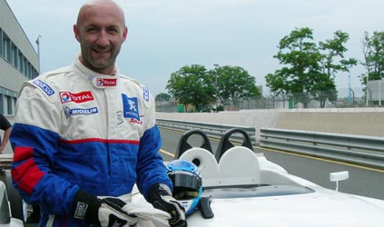 Fabien Barthez a Pau nella Spider Cup Peugeot