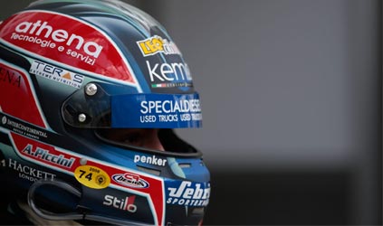 Andrea Piccini alla 24 Ore di Spa con la Ferrari del team CR