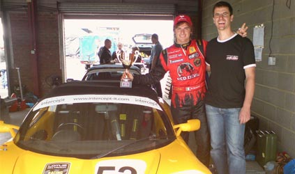 Marco Bonanomi a Snetterton nelle gare club inglesi