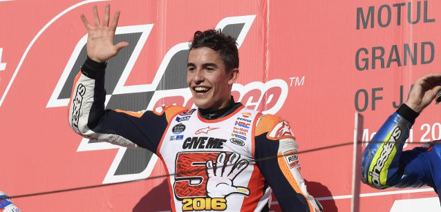 Marquez si gode il Mondiale<br />"Dura restare concentrati..."