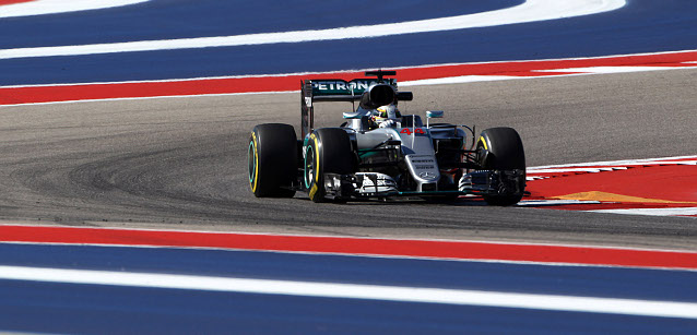 Austin - Libere 1<br />Hamilton precede Rosberg