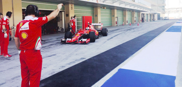 Test conclusi ad Abu Dhabi <br />per Pirelli e Ferrari