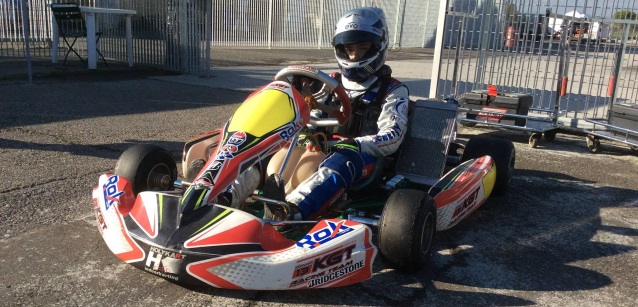 Nannini con KGT nella Junior Rok