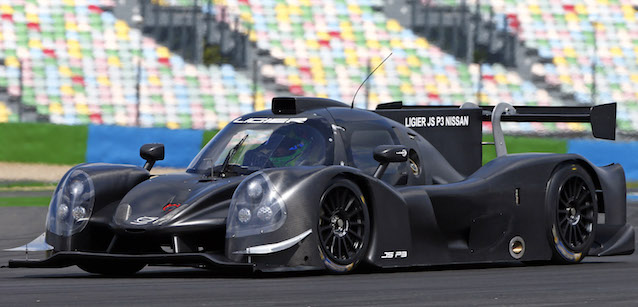 Villorba con una Ligier LMP3