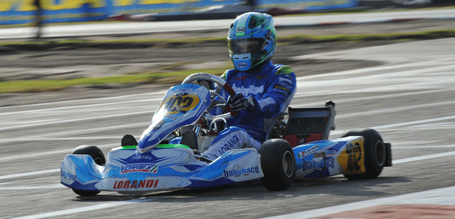 WSK SMS a Sarno<br />Lorandi jr pole in KZ2