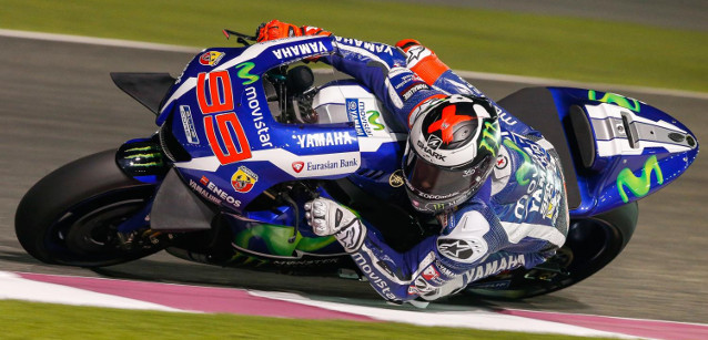 Losail - 1° giorno<br />Lorenzo si rimette davanti