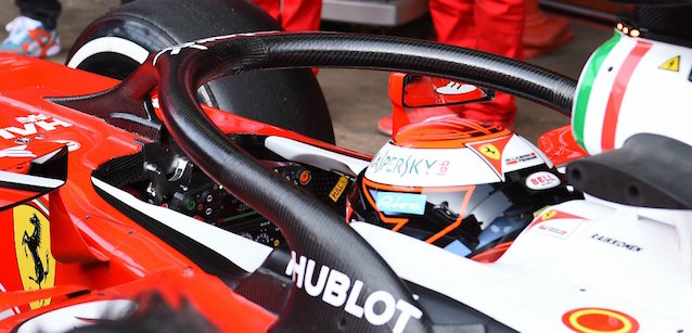 Montmel&ograve;, si testano le protezioni Halo<br />Prime prove per Raikkonen