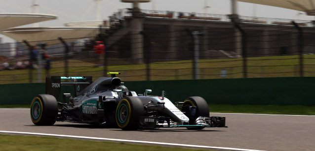 Shanghai - Libere 1<br />Rosberg primo tra i guai