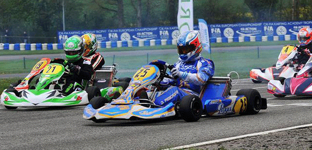 Europeo CIK-FIA a Essay<br />Pescador in KZ, italiani bene in KZ2