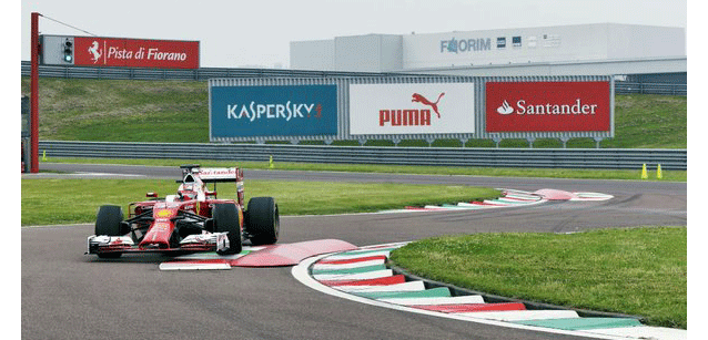 Leclerc assaggia la Ferrari