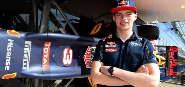 Verstappen e la prima in Red Bull<br />"Pressione? Quale pressione?"