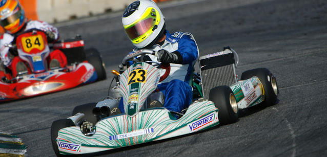 Barrichello con Birel ART<br />nel Mondiale KZ di Kristianstad