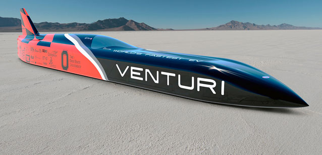 Venturi conquista a Bonnevile il <br />record di velocit&agrave; per veicolo elettrici