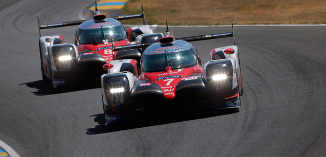 Le Mans - Dopo 2 ore<br />Conway e Toyota leader della gara