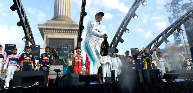 La F1 entusiasma Londra<br />Una serata di divertimento