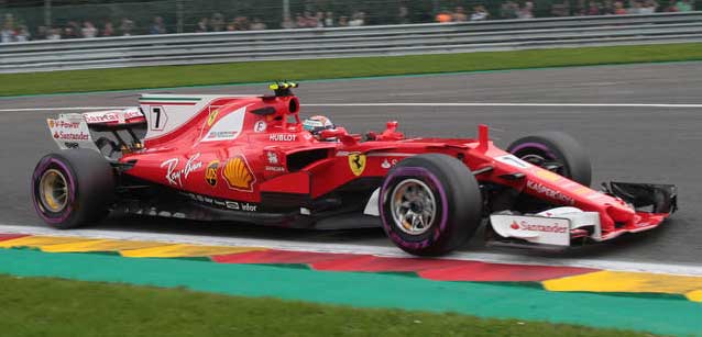 Spa - Libere 3<br />Raikkonen sempre all'attacco