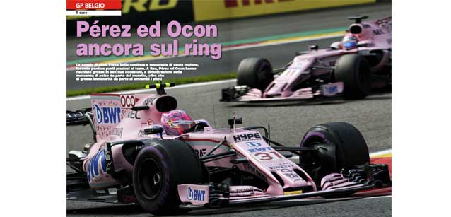 Botte da orbi in casa Force India