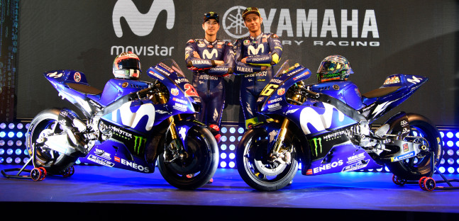 La Yamaha si presenta per il 2018<br />Viñales confermato per altri due anni