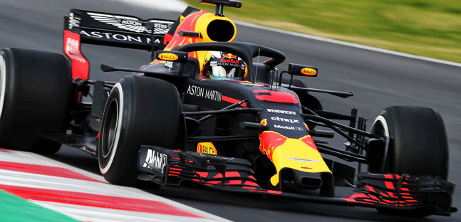 Test a Montmel&ograve; – 1° giorno  <br />Ricciardo e Red Bull padroni<br />