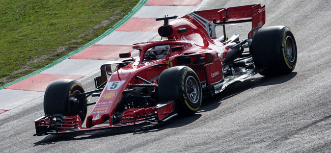 Test a Montmelo – 2° giorno<br />Vettel uomo delle nevi