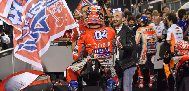 Gioia Dovizioso e Ducati<br />"Confermati i nostri miglioramenti"<br />