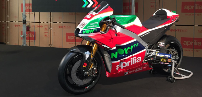 L'Aprilia 2018 si presenta<br />Albesiano: "Siamo ottimisti"