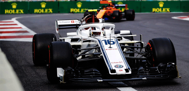 Leclerc e Sauber<br />un weekend da sogno