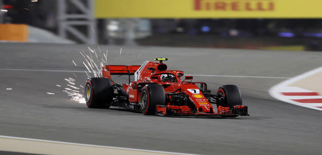 Sakhir - Libere 2<br />Dopietta Ferrari, Raikkonen leader