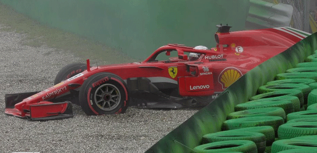 Monza - Libere 2 <br />Vettel primo con testacoda