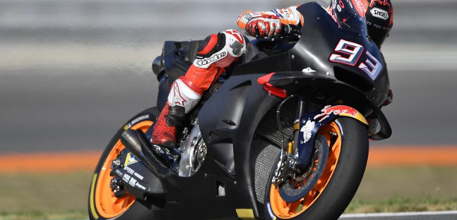 Test a Brno<br />Marquez il più veloce con la Honda