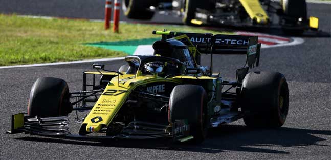 Renault escluse dalla gara di Suzuka<br />dopo le analisi sul sistema di frenata