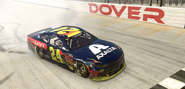 NASCAR virtuale a Dover<br />Byron vince, finale a North Wilkesboro