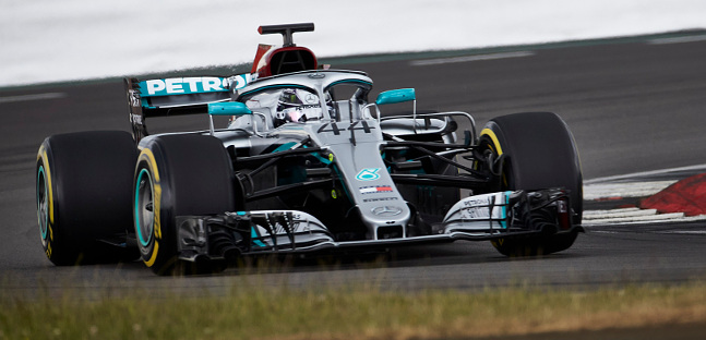 Concluse le prove private Mercedes,<br />oggi a Silverstone ha girato Hamilton