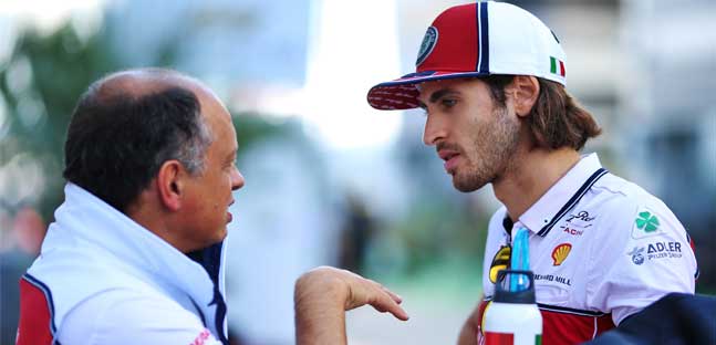 Vasseur spiega l'errore di strategia<br />costato la top 10 a Giovinazzi in Messico