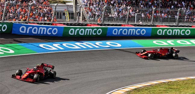 Zandvoort - Libere 2<br />La Ferrari stupisce, doppietta