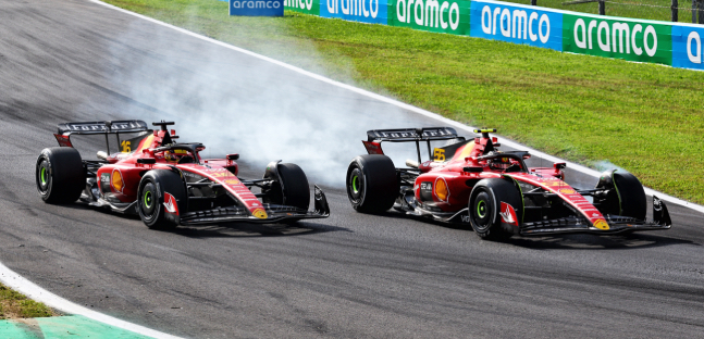 Verstappen entra nella storia<br />Feroce duello tra Sainz e Leclerc 