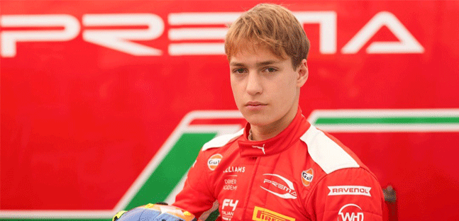 Bondarev ufficiale con Prema