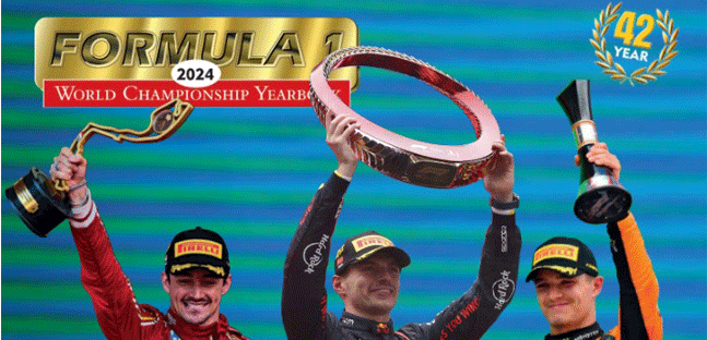 Nelle librerie lo Yearbook 2024<br />del campionato del mondo Formula 1