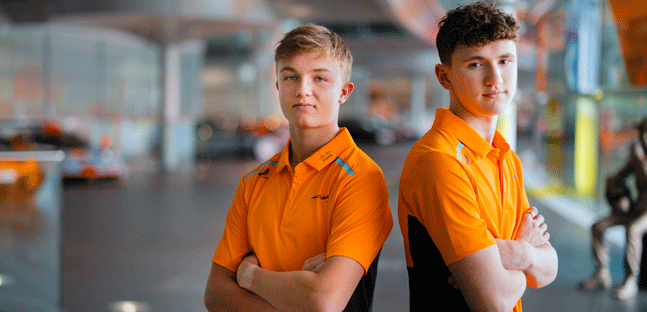 Dunne e Stenshorne<br />entrano nella Academy McLaren